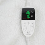 Adults Wearable Heated Throw Blanket in Sherpa Fleece