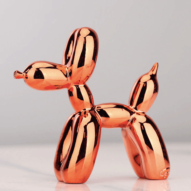 Modern Abstract Balloon Dog Sculpture – Unique Home Decoration for Office and Living Room