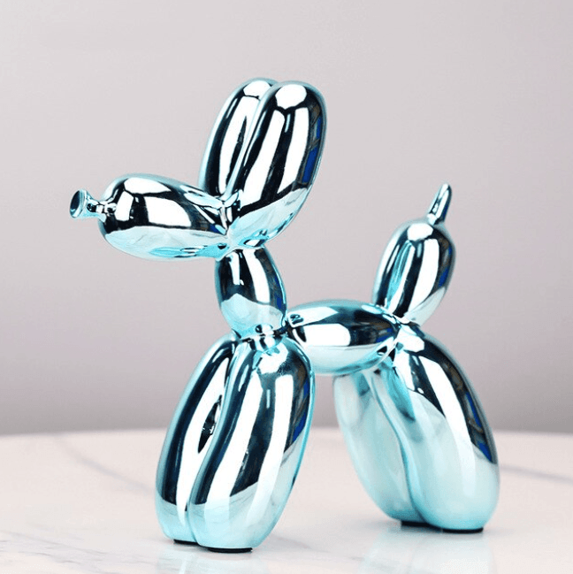 Modern Abstract Balloon Dog Sculpture – Unique Home Decoration for Office and Living Room
