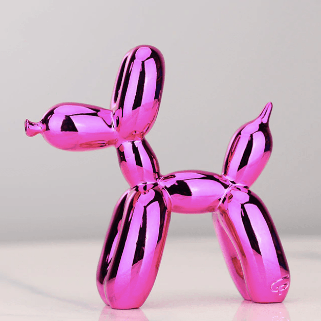Modern Abstract Balloon Dog Sculpture – Unique Home Decoration for Office and Living Room