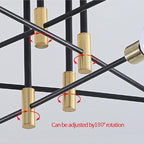 Sophisticated Dual-Tone Ceiling Light Fixture