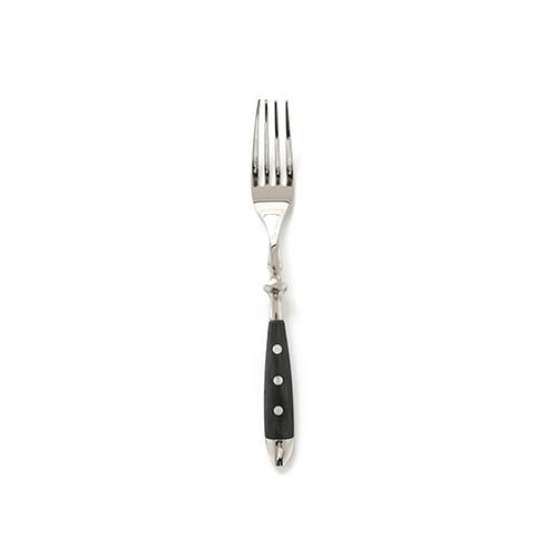Sleek Black Stainless Steel Dining Cutlery Collection