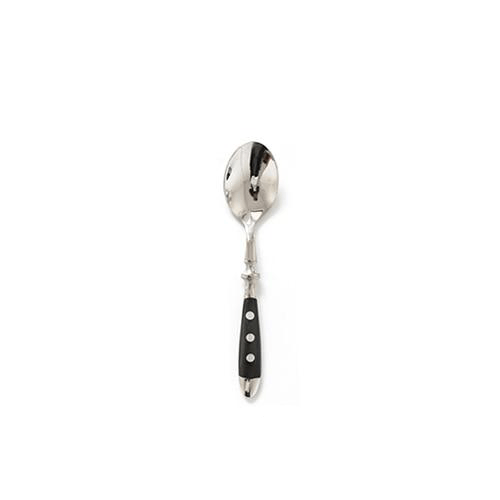 Sleek Black Stainless Steel Dining Cutlery Collection