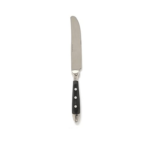 Sleek Black Stainless Steel Dining Cutlery Collection