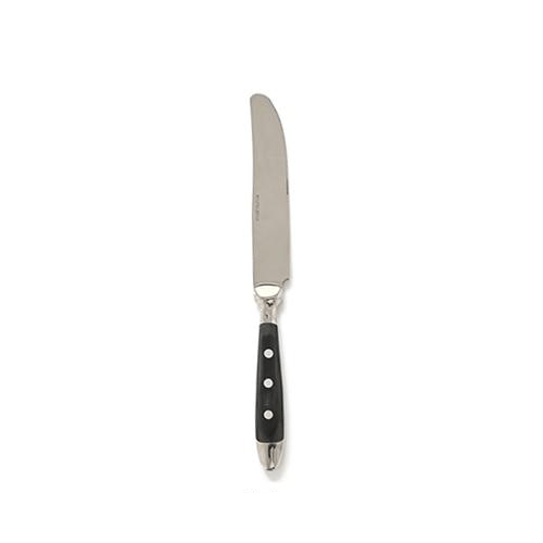 Sleek Black Stainless Steel Dining Cutlery Collection