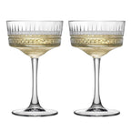 Stylish Handcrafted Glass Cocktail Tumblers