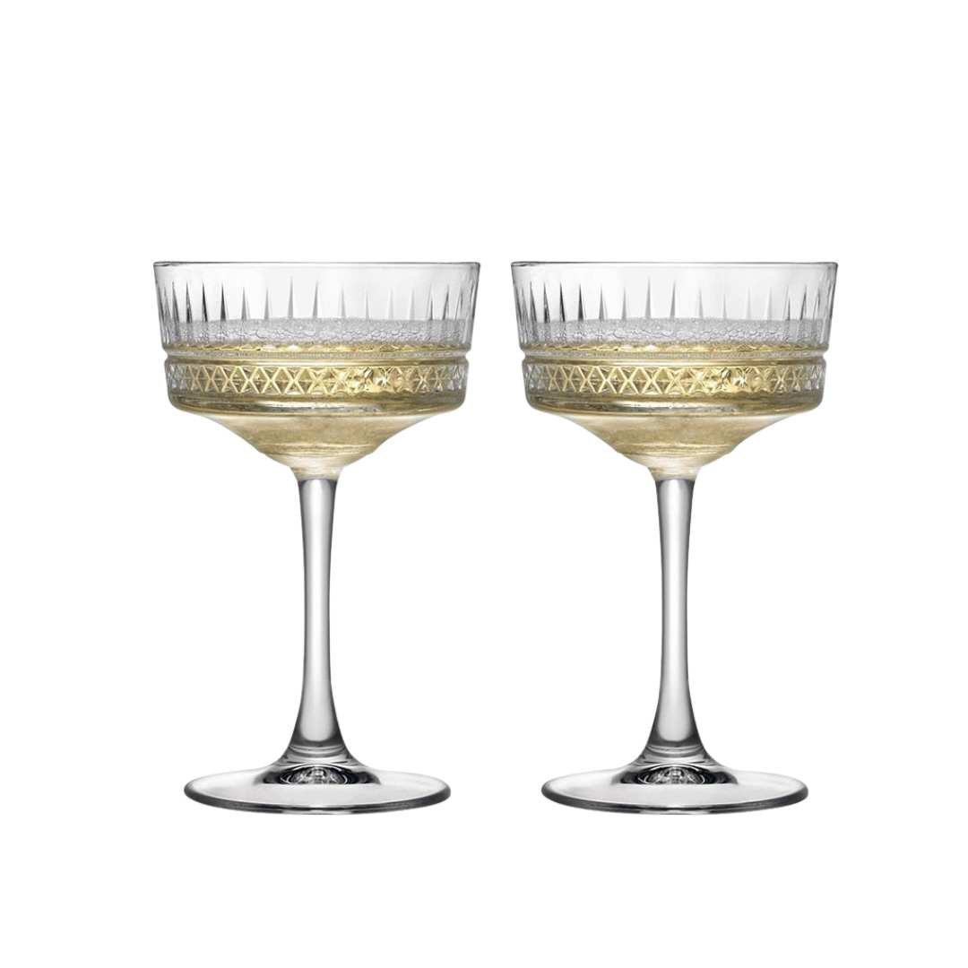 Stylish Handcrafted Glass Cocktail Tumblers