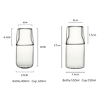 Sophisticated Heat-Resistant Glass Carafe Collection