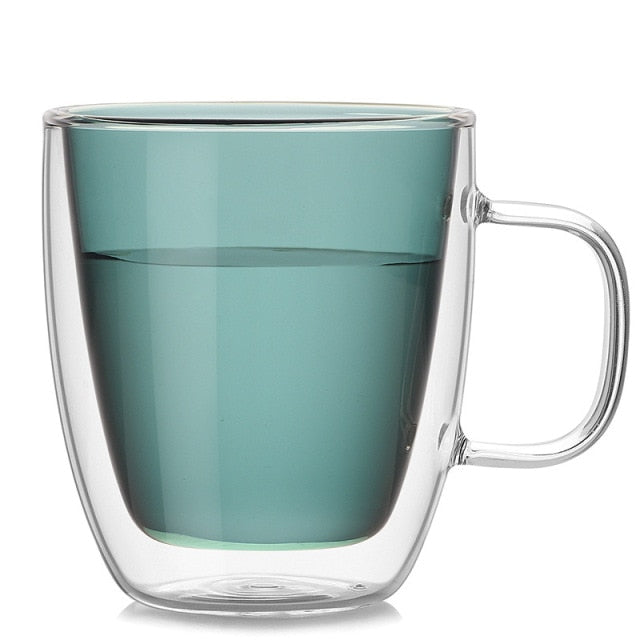 Chic Insulated Glass Beverage Mugs