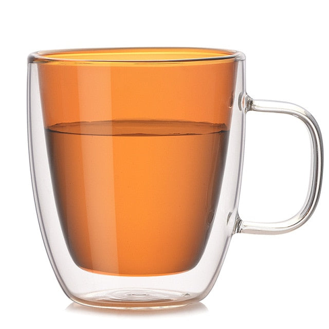 Chic Insulated Glass Beverage Mugs