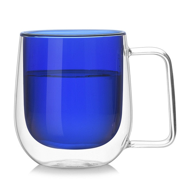 Chic Insulated Glass Beverage Mugs
