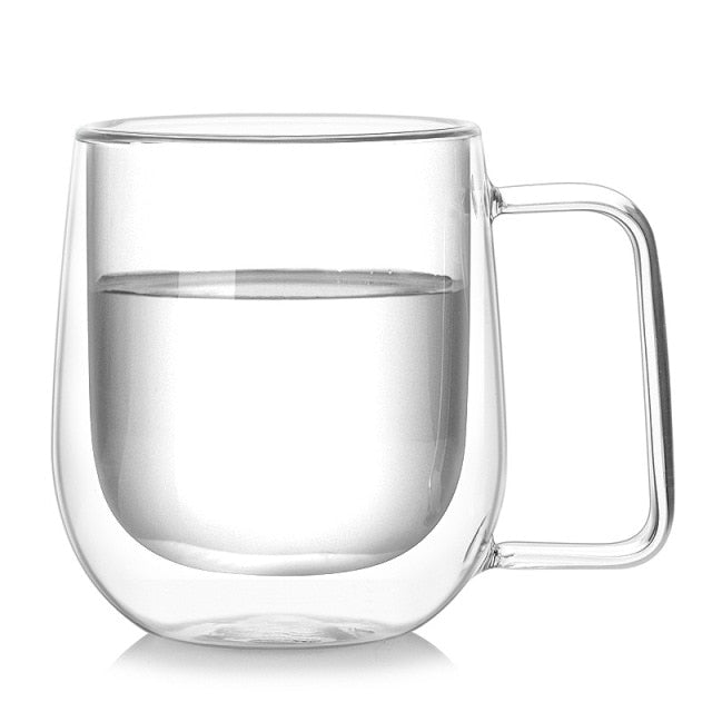 Chic Insulated Glass Beverage Mugs