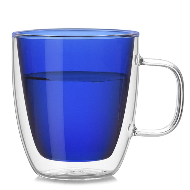 Chic Insulated Glass Beverage Mugs