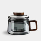 Refined Glass Tea Brewer with Strainer and Lid