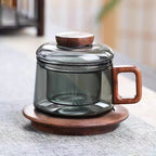 Refined Glass Tea Brewer with Strainer and Lid
