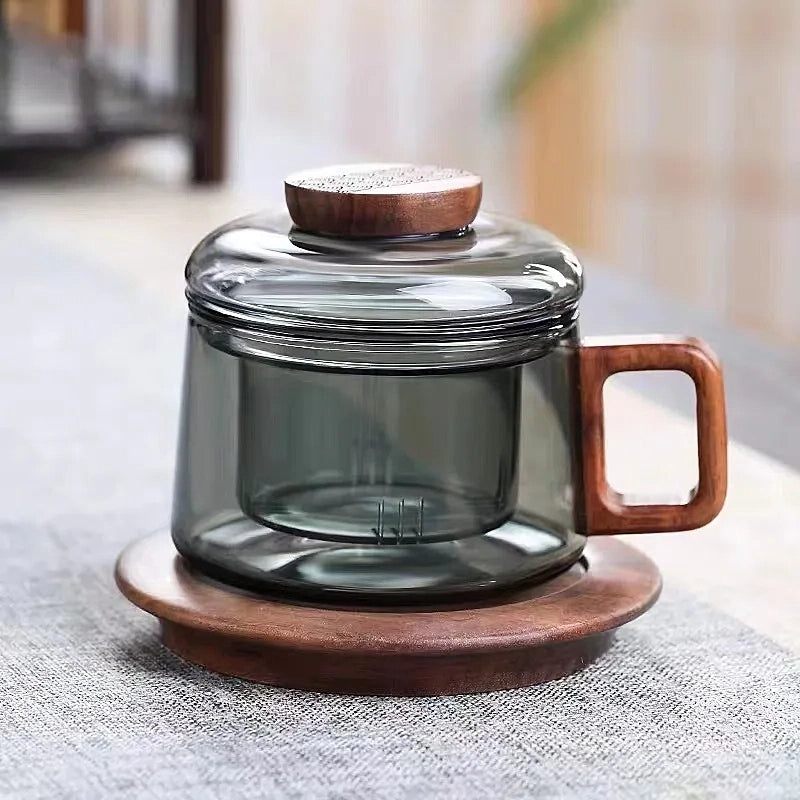 Refined Glass Tea Brewer with Strainer and Lid