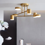 Stylish Six-Globe Ceiling Light Fixture