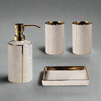 Sophisticated Ceramic Bathroom Accessory Set