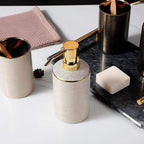 Sophisticated Ceramic Bathroom Accessory Set
