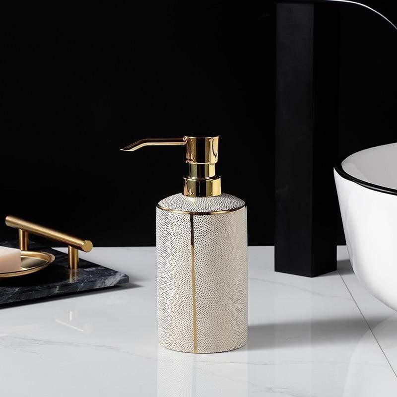 Sophisticated Ceramic Bathroom Accessory Set
