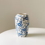 Chic Porcelain Floral Display Vase
