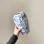 Chic Porcelain Floral Display Vase