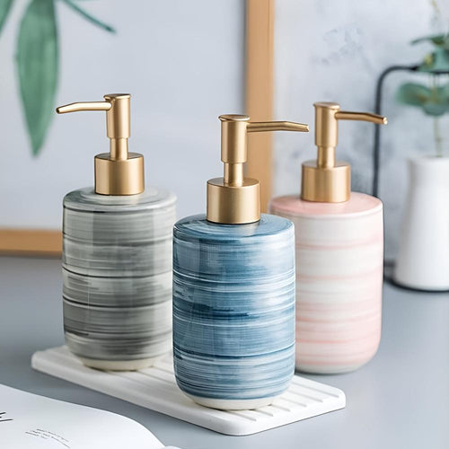Chic Ceramic Liquid Soap Dispenser for Home Elegance