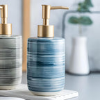 Chic Ceramic Liquid Soap Dispenser for Home Elegance