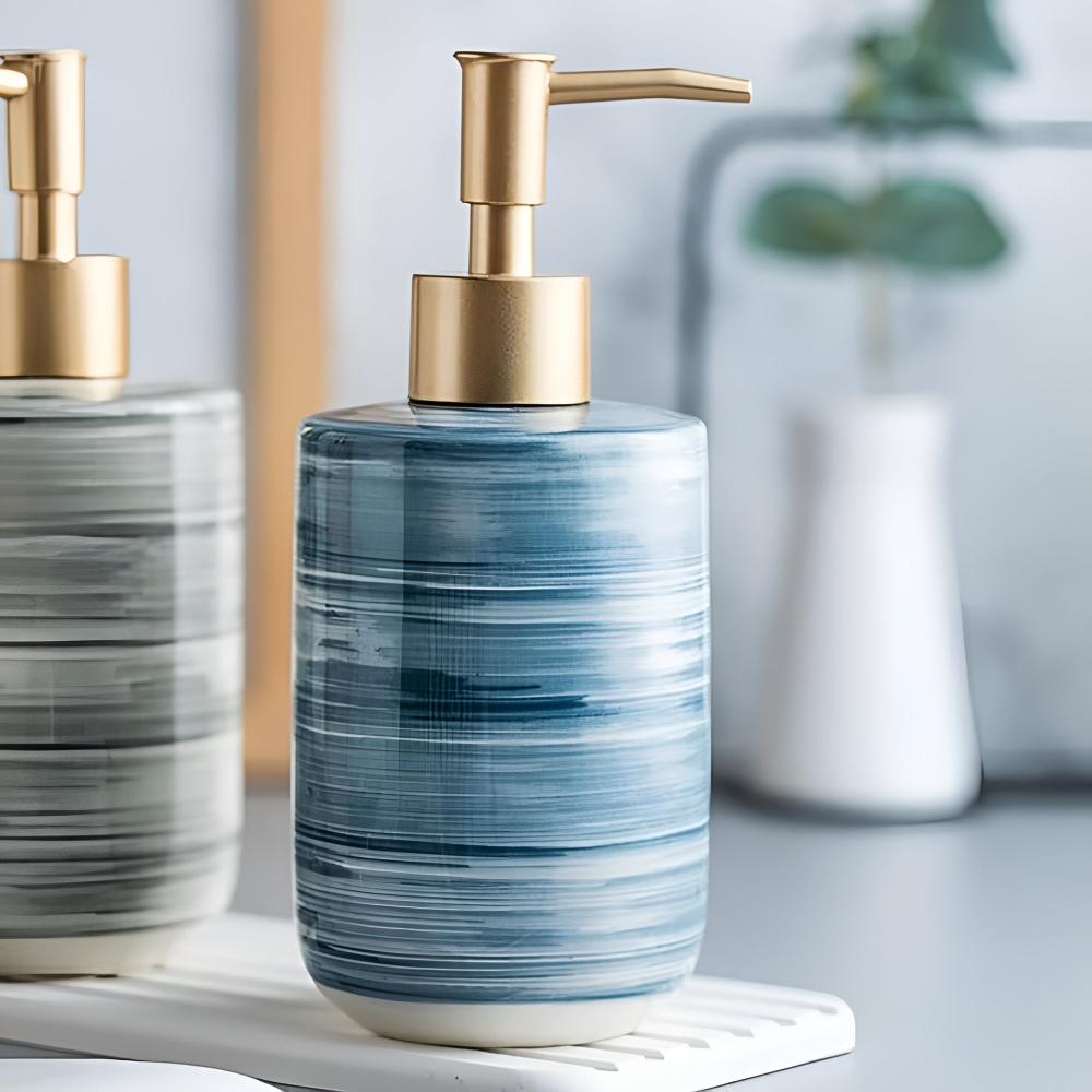 Chic Ceramic Liquid Soap Dispenser for Home Elegance