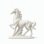 Sophisticated Ceramic Equine Sculpture