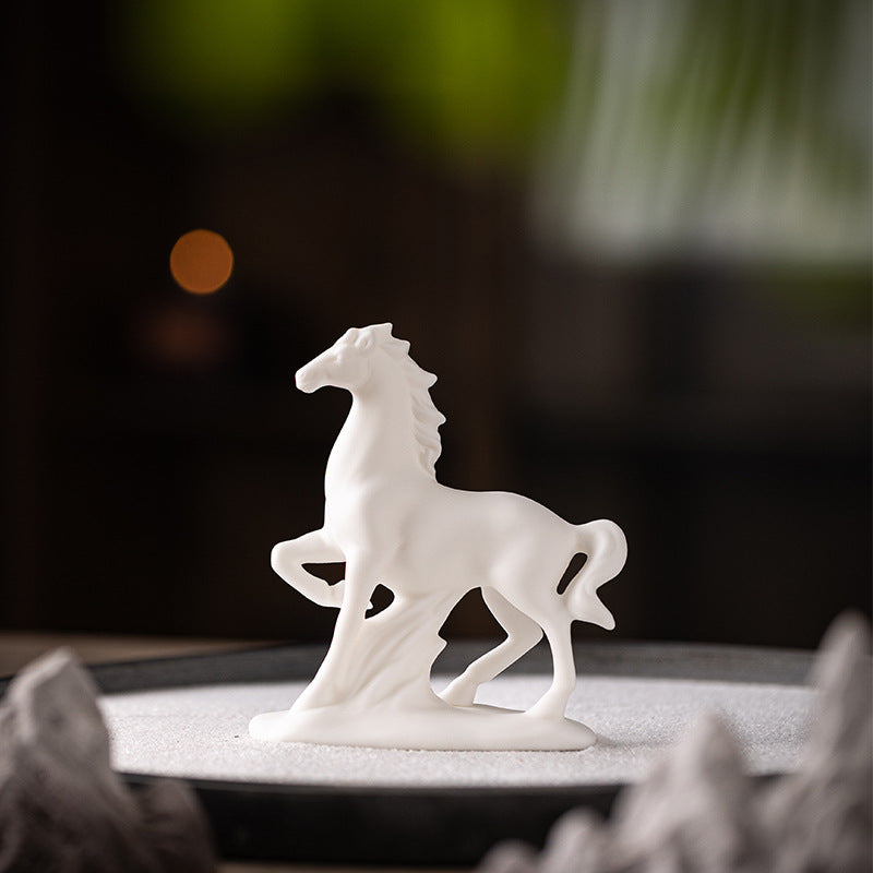 Sophisticated Ceramic Equine Sculpture