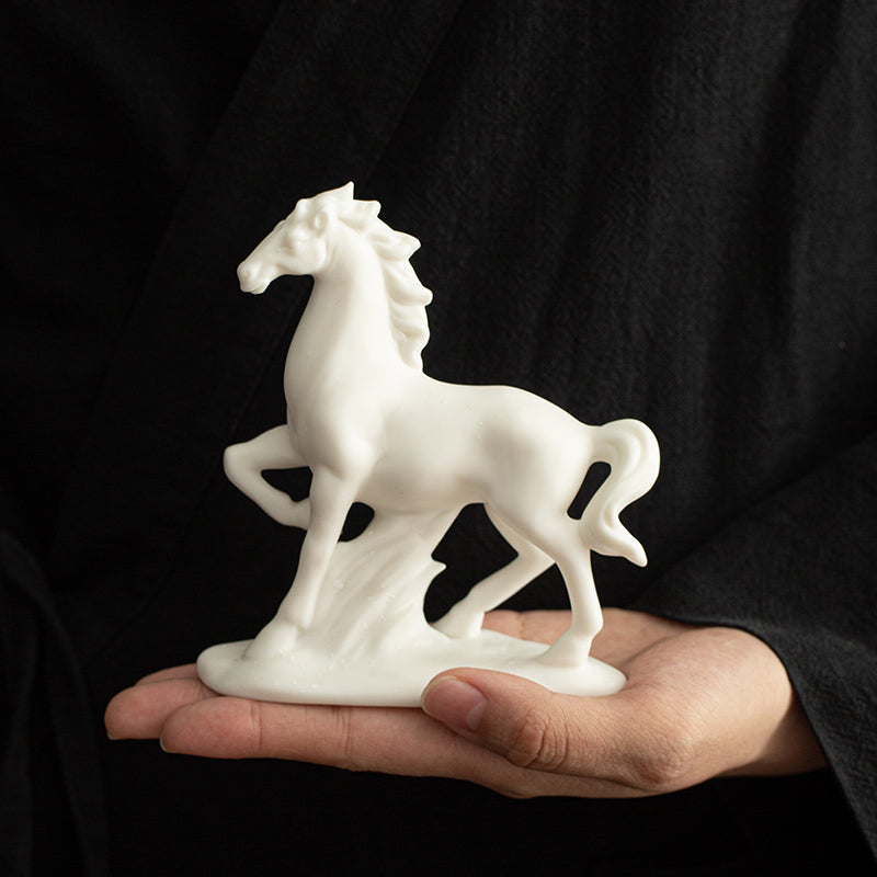 Sophisticated Ceramic Equine Sculpture