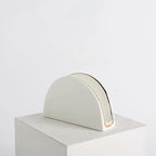 Chic Ceramic Napkin Organizer with Gold Accent