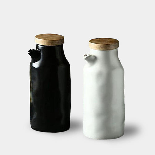 Chic Ceramic Oil and Vinegar Dispenser Set