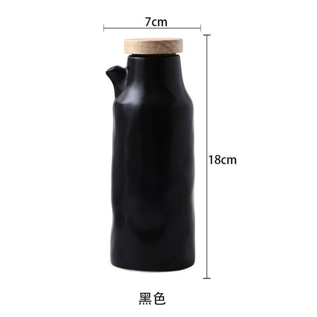 Chic Ceramic Oil and Vinegar Dispenser Set