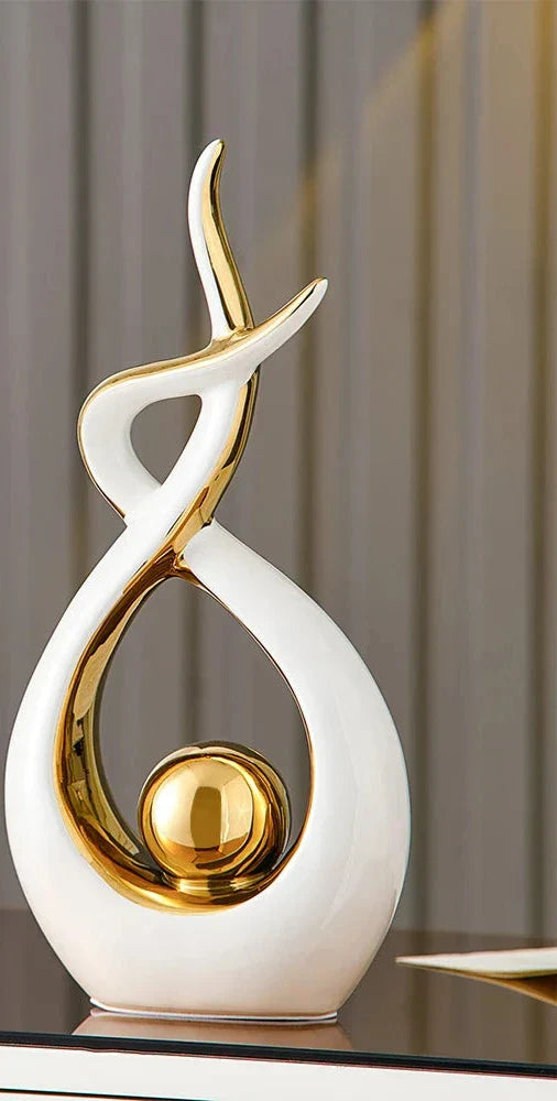 Chic Modern Ceramic Art Piece for Elegant Spaces