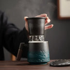 Charming Ceramic Infuser Mug for Tea and Coffee