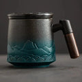 Charming Ceramic Infuser Mug for Tea and Coffee