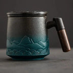 Charming Ceramic Infuser Mug for Tea and Coffee