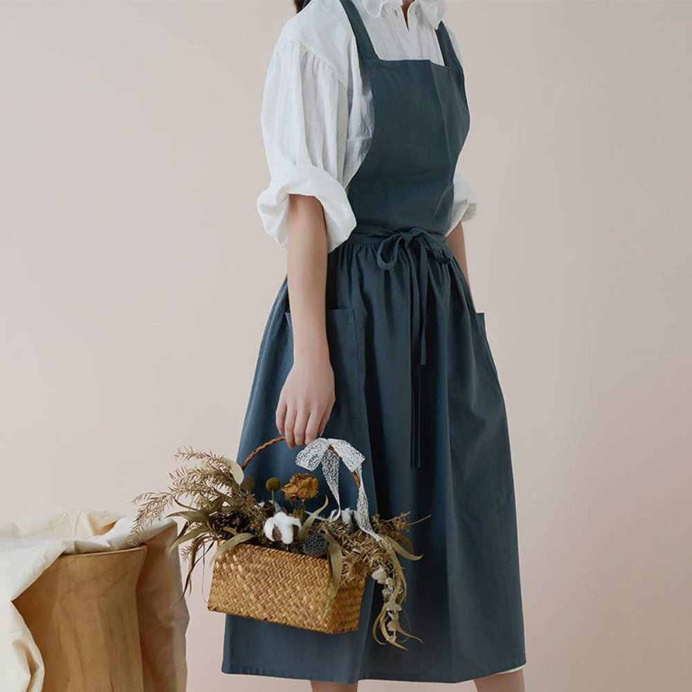 Stylish Cotton Chef Apron for Effortless Cooking