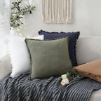 Chic Cotton-Linen Decorative Covers