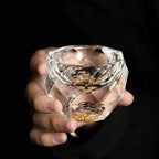 Luxurious Faceted Glass Tumbler