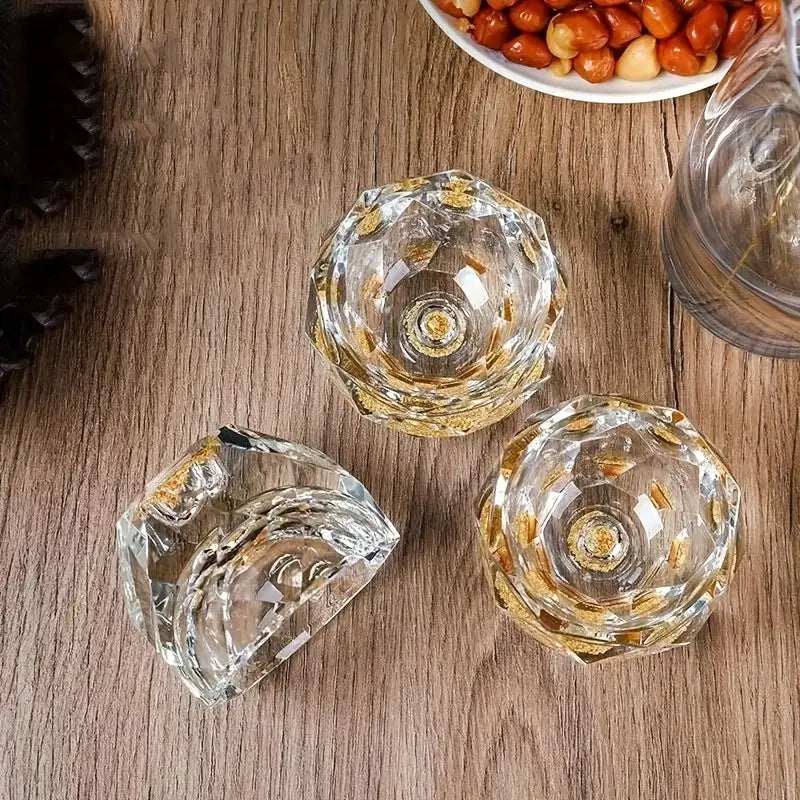 Luxurious Faceted Glass Tumbler