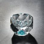 Luxurious Faceted Glass Tumbler
