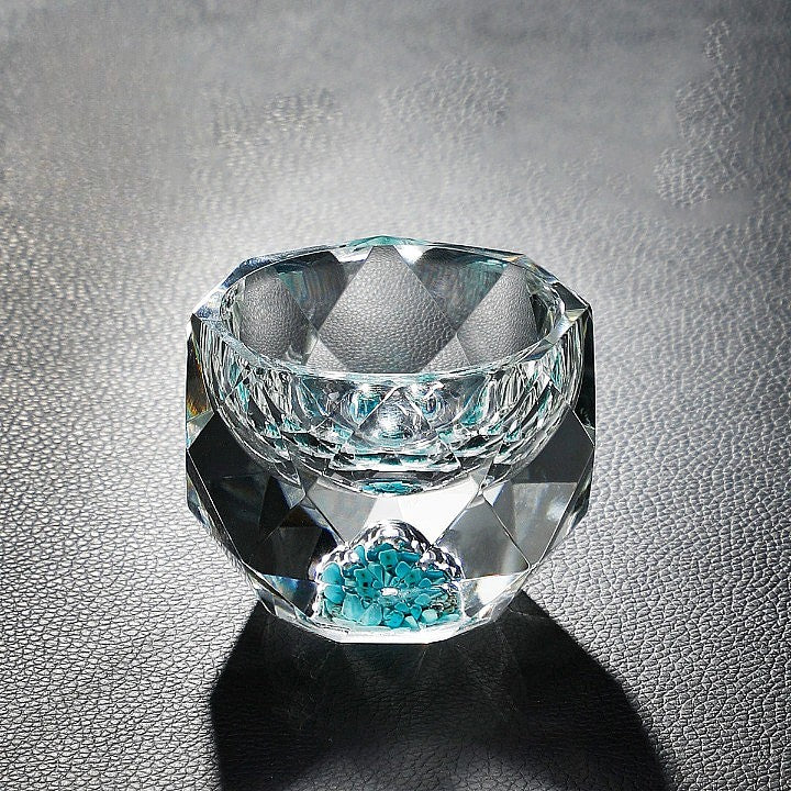 Luxurious Faceted Glass Tumbler
