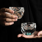 Luxurious Faceted Glass Tumbler