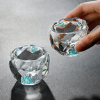 Luxurious Faceted Glass Tumbler