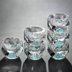 Luxurious Faceted Glass Tumbler