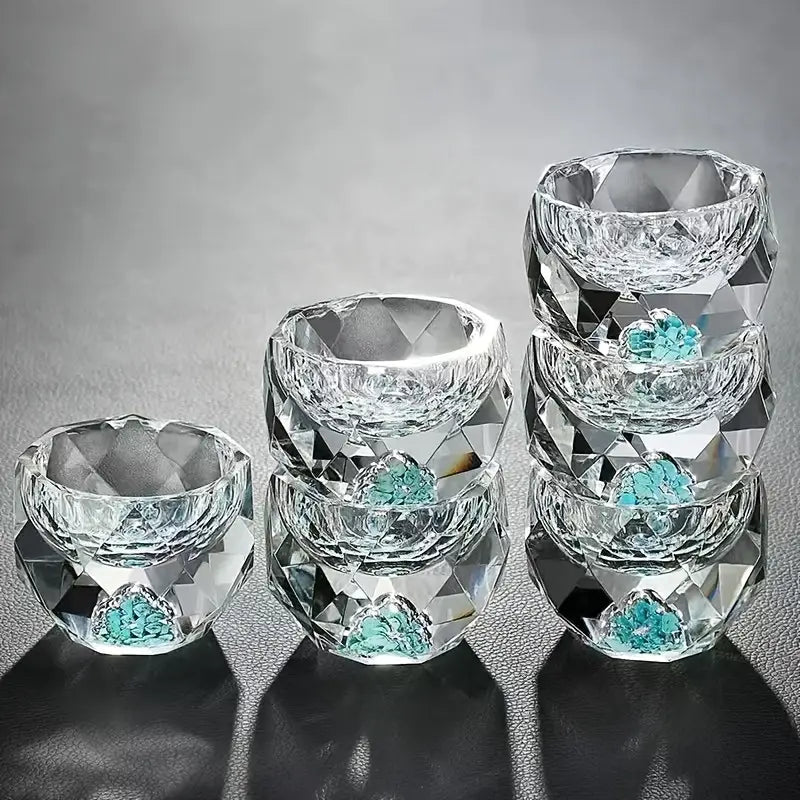 Luxurious Faceted Glass Tumbler