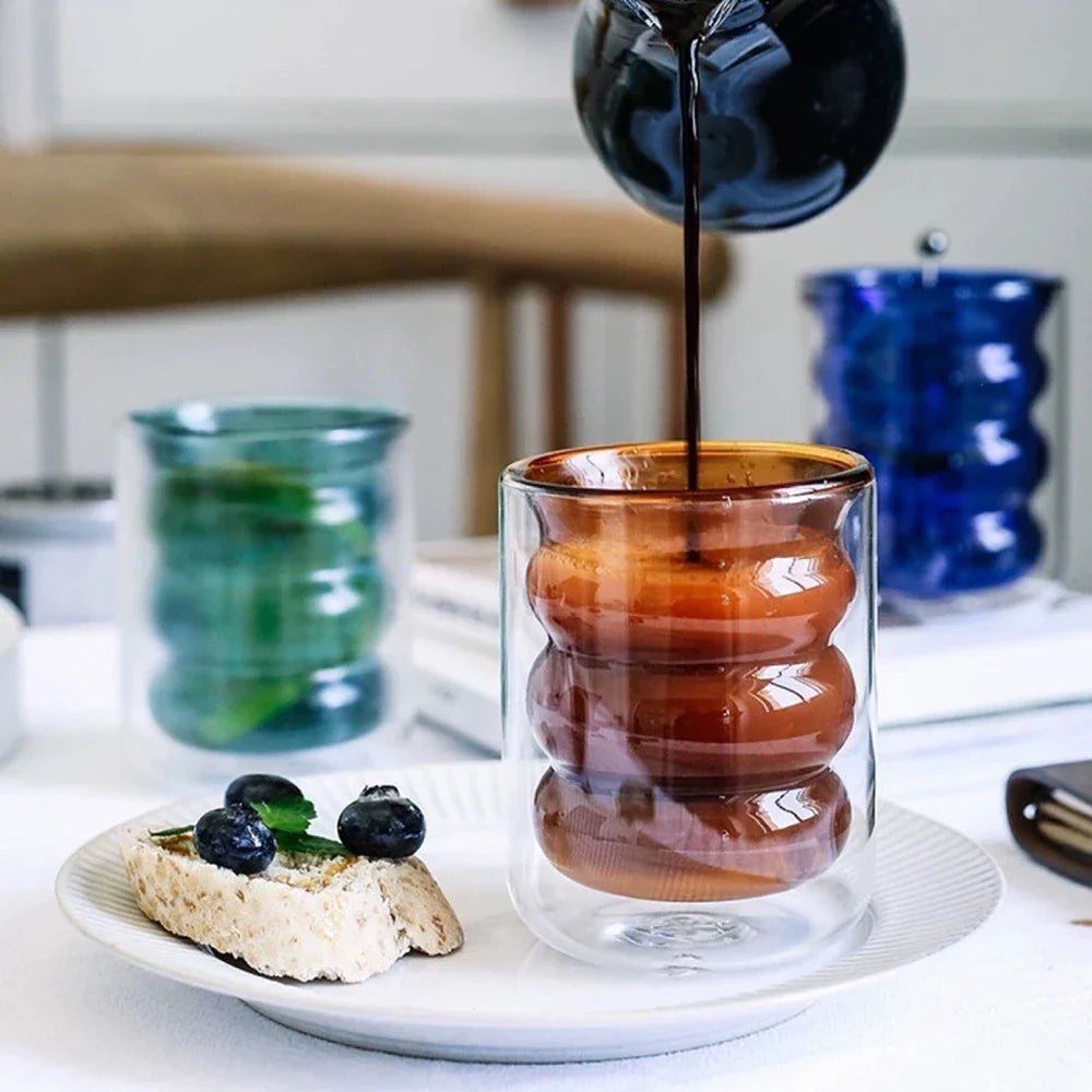 Stylish Insulated Glass Beverage Mug